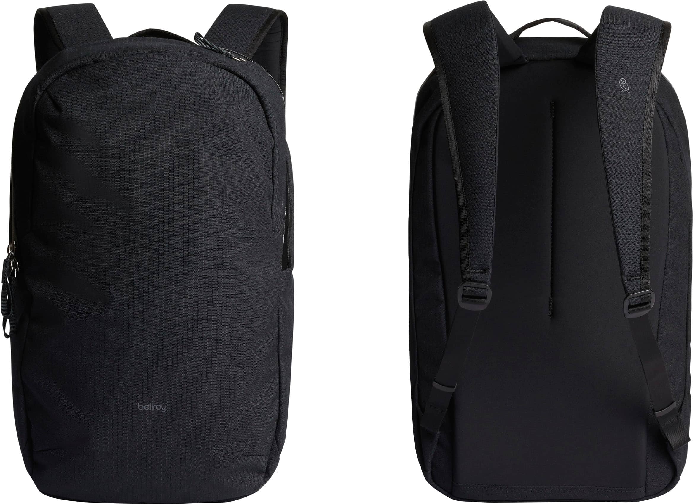 Angle. Bellroy - Via Backpack - Black.