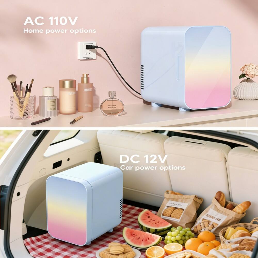 AC 110V Home power options  
DC 12V Car power options