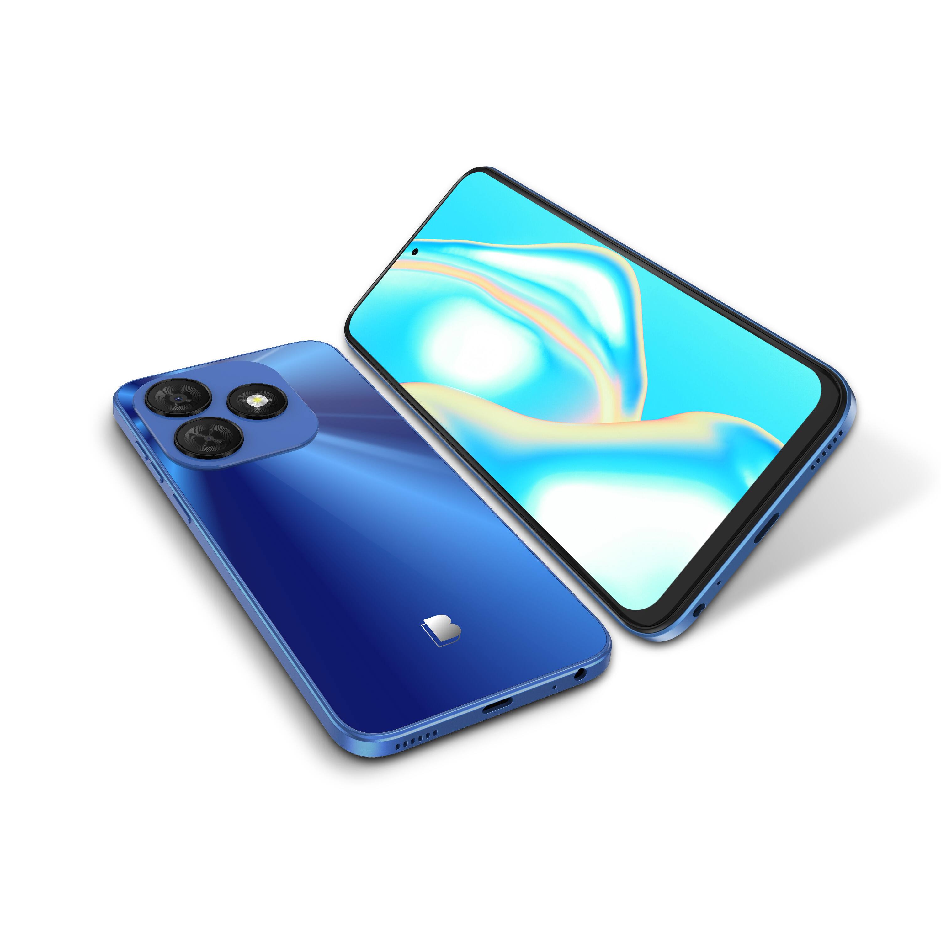Alt View 4. BLU - G65L 128GB (Unlocked) - Blue.