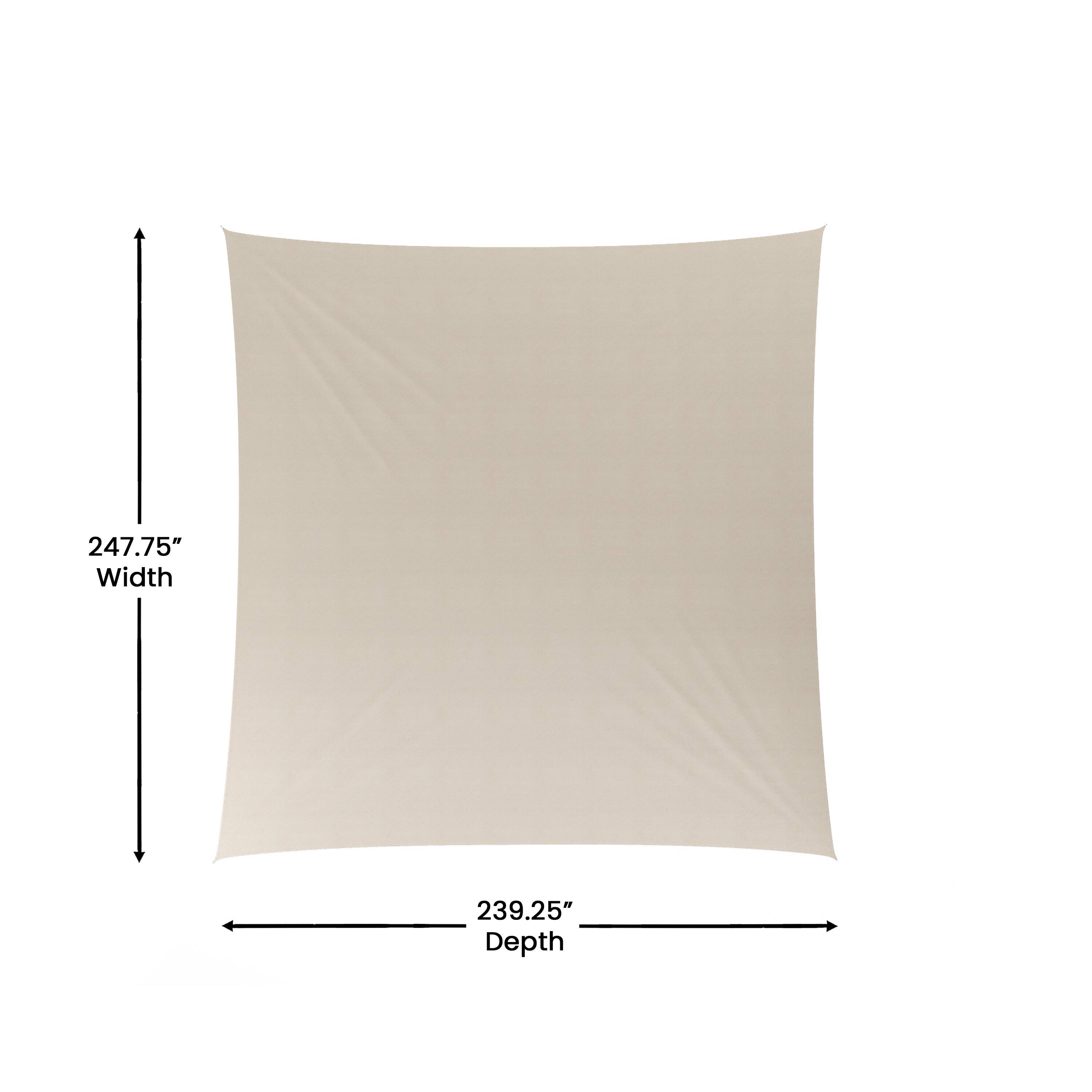 247.75" Width  
239.25" Depth