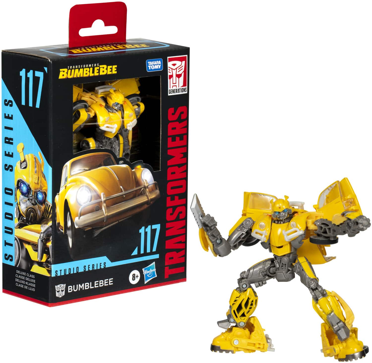 Hasbro - Collectibles - Transformers: Bumblebee - Studio Series - 117, Deluxe Class Bumblebee - COLLECTABLES - Multicolor