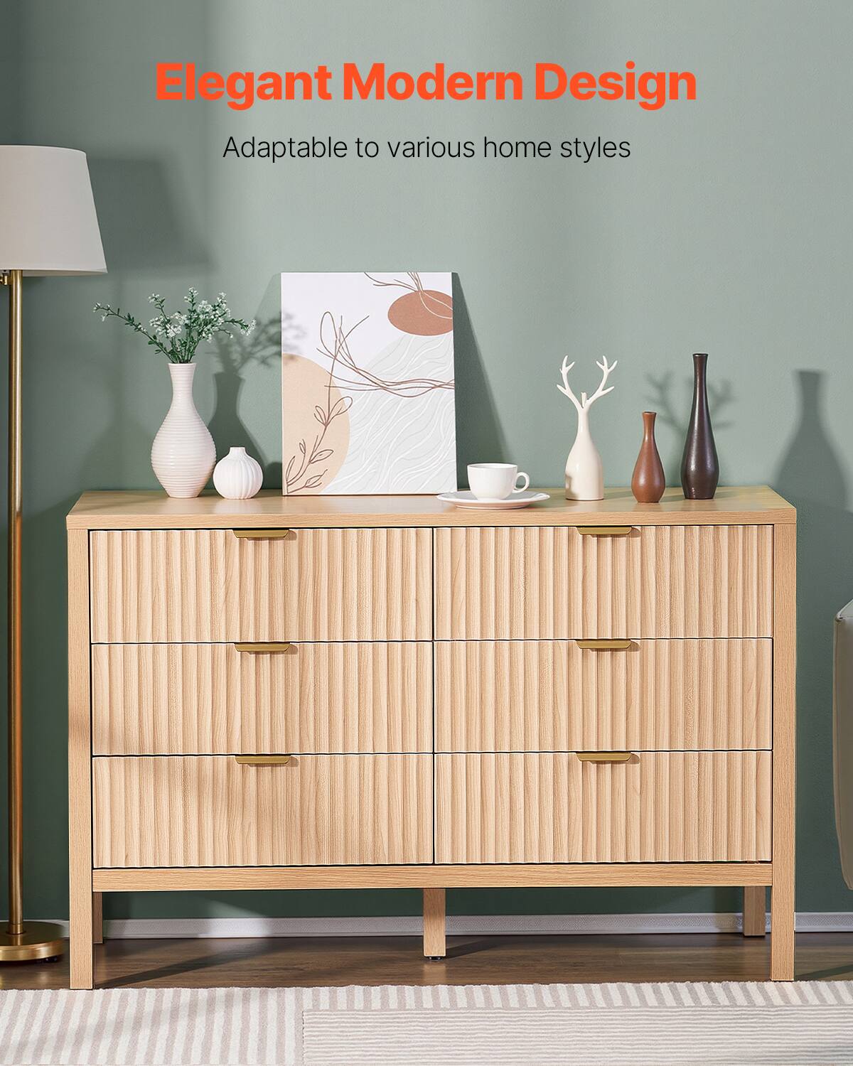 Elegant Modern Design  
Adaptable to various home styles