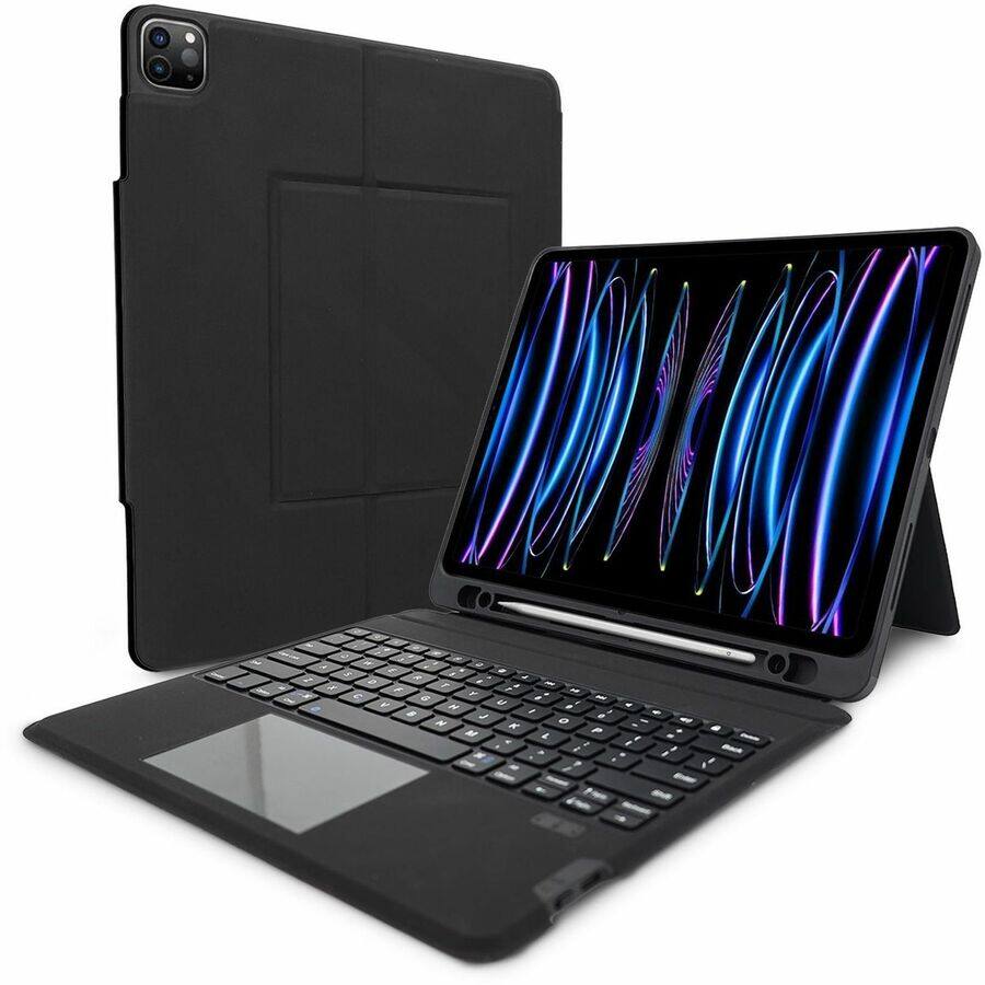 Alt View 2. CODi - CODi Bluetooth Keyboard Case with Trackpad for iPad Air 13" (M2, M3), iPad Pro 12.9" (5th, 6th Gen) - Transform your - Black.
