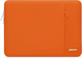mosiso - Laptop Case 13-13.3 inch Laptop Sleeve Fit with MacBook Air/Pro 13/Pro 14 HP Dell ASUS Lenovo Sleeve Bag with Pocket - Orange