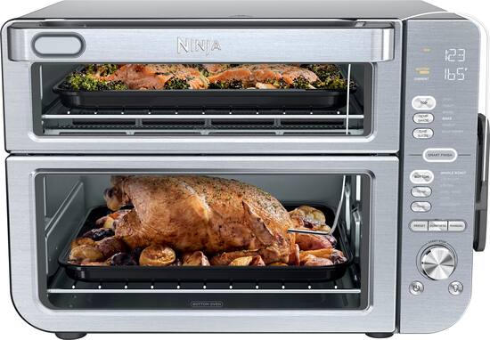 Ninja Double Stack XL Countertop Oven Air Fryer with Pro Cook System Stainless Steel DCT651 Best Buy