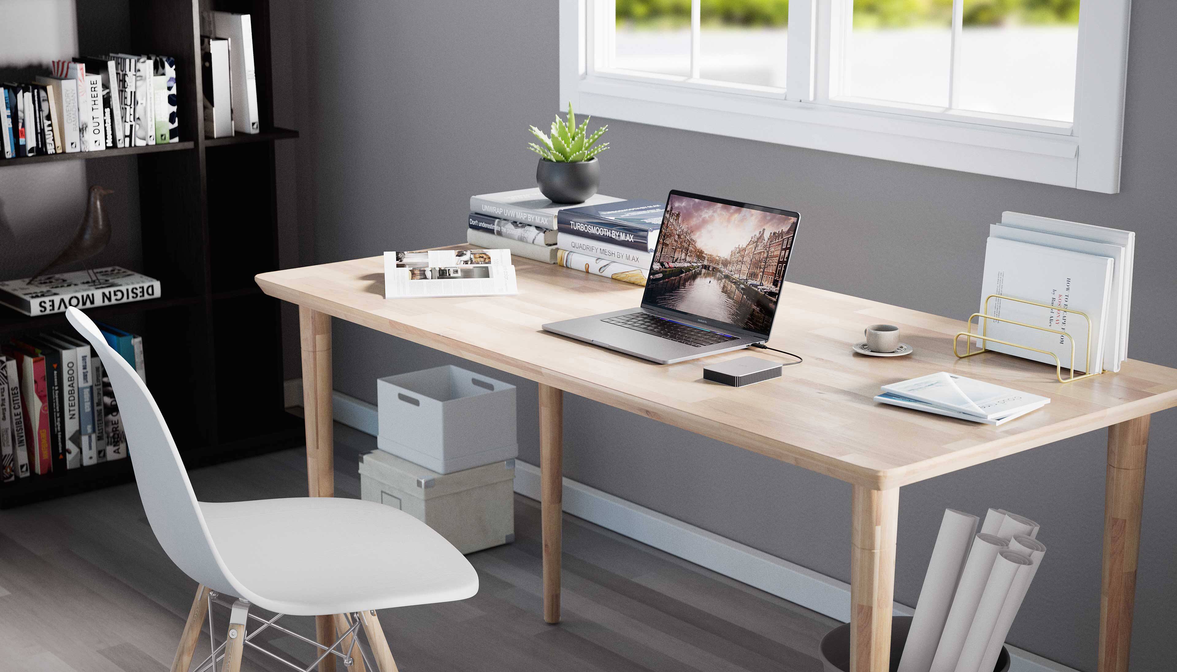 Alt View 12. LaCie - Mobile 2TB External USB-C 3.2 Portable Hard Drive with Rescue Data Recovery Services - Moon Silver.