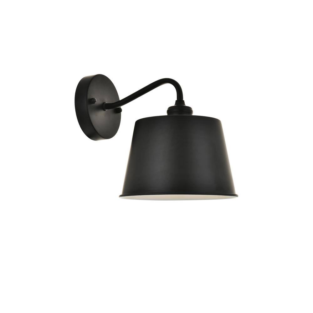 Alt View 8. Living District - Nota 1 light black Wall Sconce - Black.