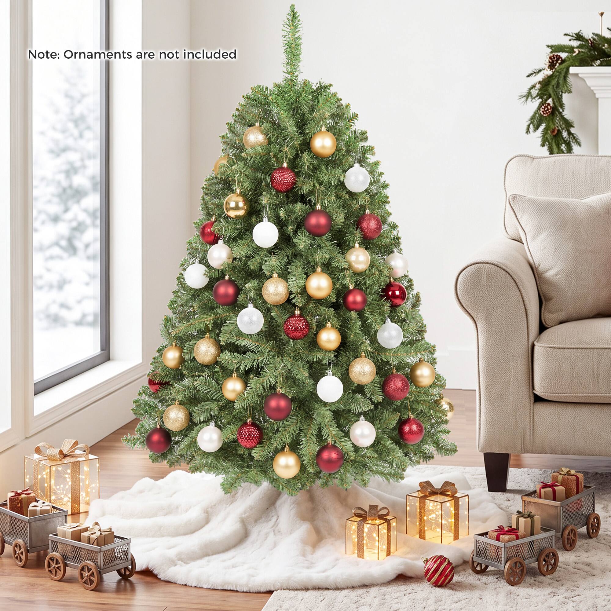 Note: Ornaments are not included