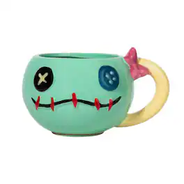 Silver Buffalo - Disney Lilo & Stitch Scrump 3D Sculpted Ceramic Mug | Holds 21 Ounces - Multi-Colored