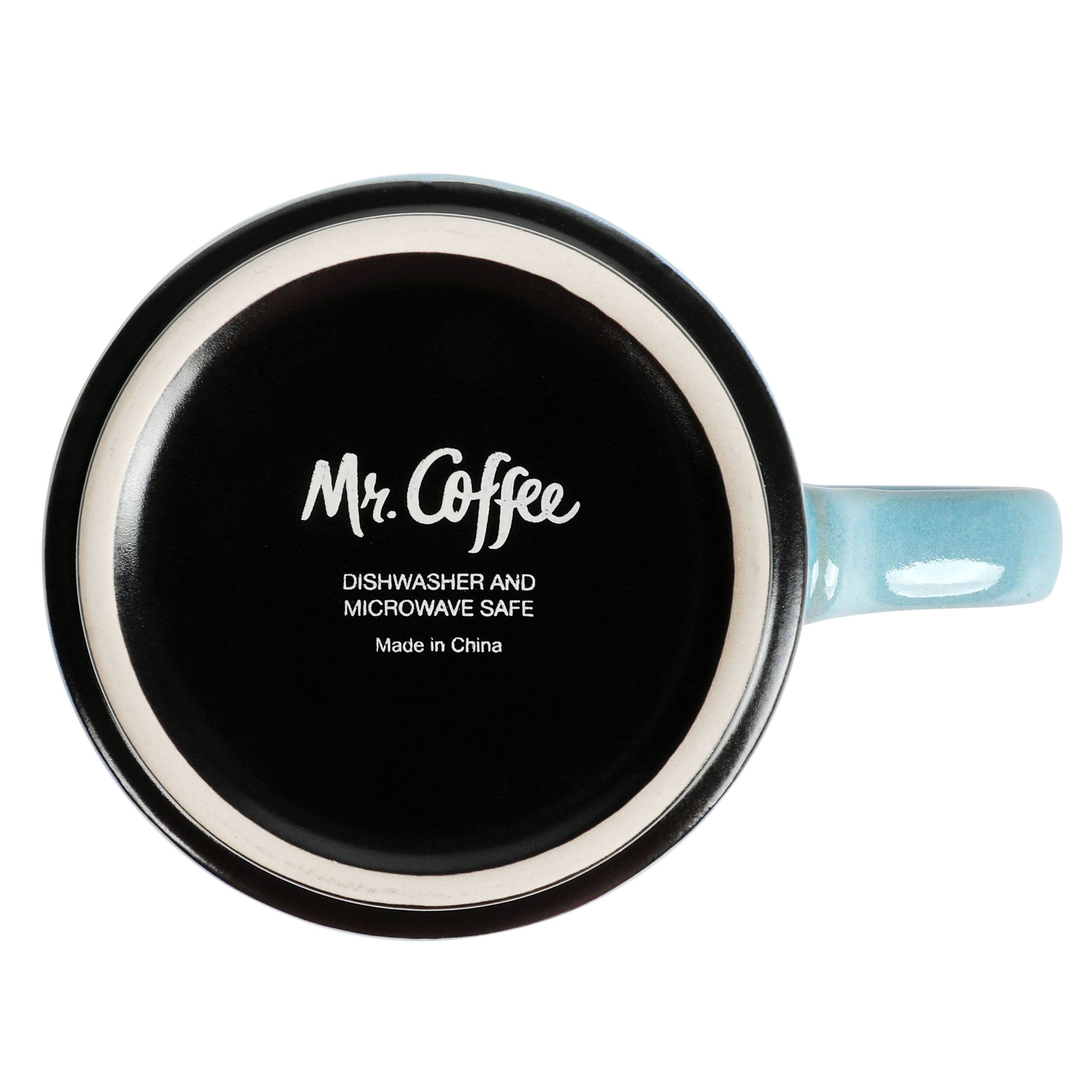 Mr. Coffee, dishwasher and microwave safe, made in China