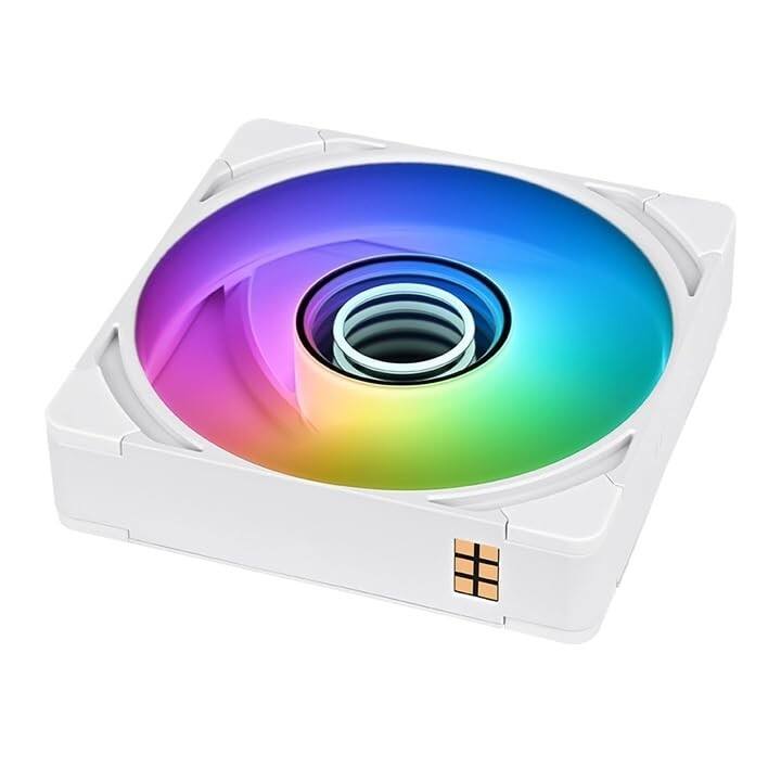 Left. Thermaltake - ct120 ex infinity argb sync 3 pack; infinity mirror hub; 120mm x - Argb.