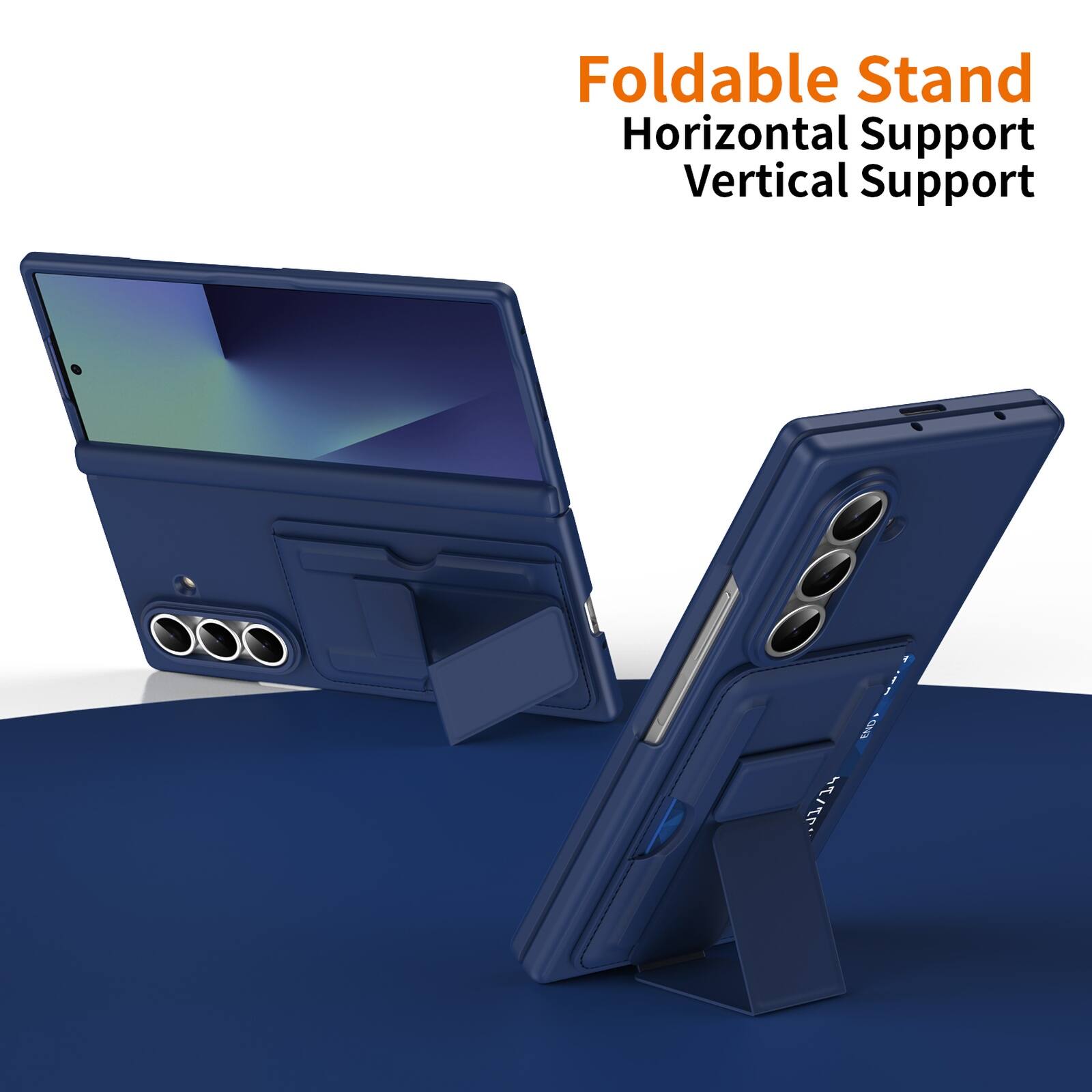 Foldable Stand  
Horizontal Support  
Vertical Support