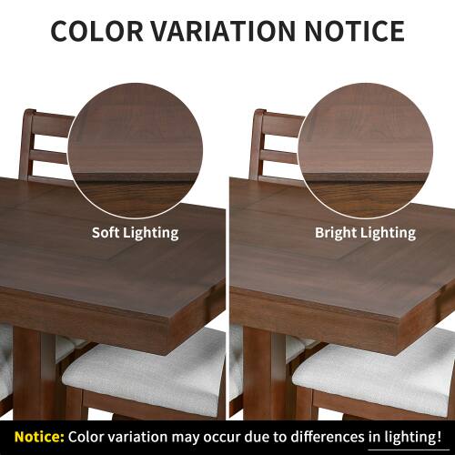 COLOR VARIATION NOTICE

Soft Lighting | Bright Lighting

Notice: Color variation may occur due to differences in lighting!
