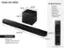 Model: HW-Q800F
What's in the box:
- 9.8" D 9.8" W Soundbar
- Subwoofer
- HDMI Cable
- Wall Mount Kit
- Rubber Foot
- Remote Controller with batteries
- Dimensions: Soundbar (Inches W x H x D): 43.73 x 2.38 x 4.72
- Subwoofer: 9.8 x 9.91 x 9.8
- Samsung
Features and specifications subject to change.