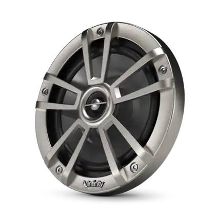Front. Infinity - INFINITY 622MLT 6.5" 2 way marine speaker with RGB lighting - Titanuim - Titanium.