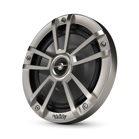 Infinity - Refurbished Excellent - 622MLT 6.5" 2 way marine speaker with RGB lighting - Titanuim - Titanium