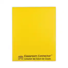 C-Line Products - Classroom Connector Folders, 11 x 8.5, Yellow, 25/Box