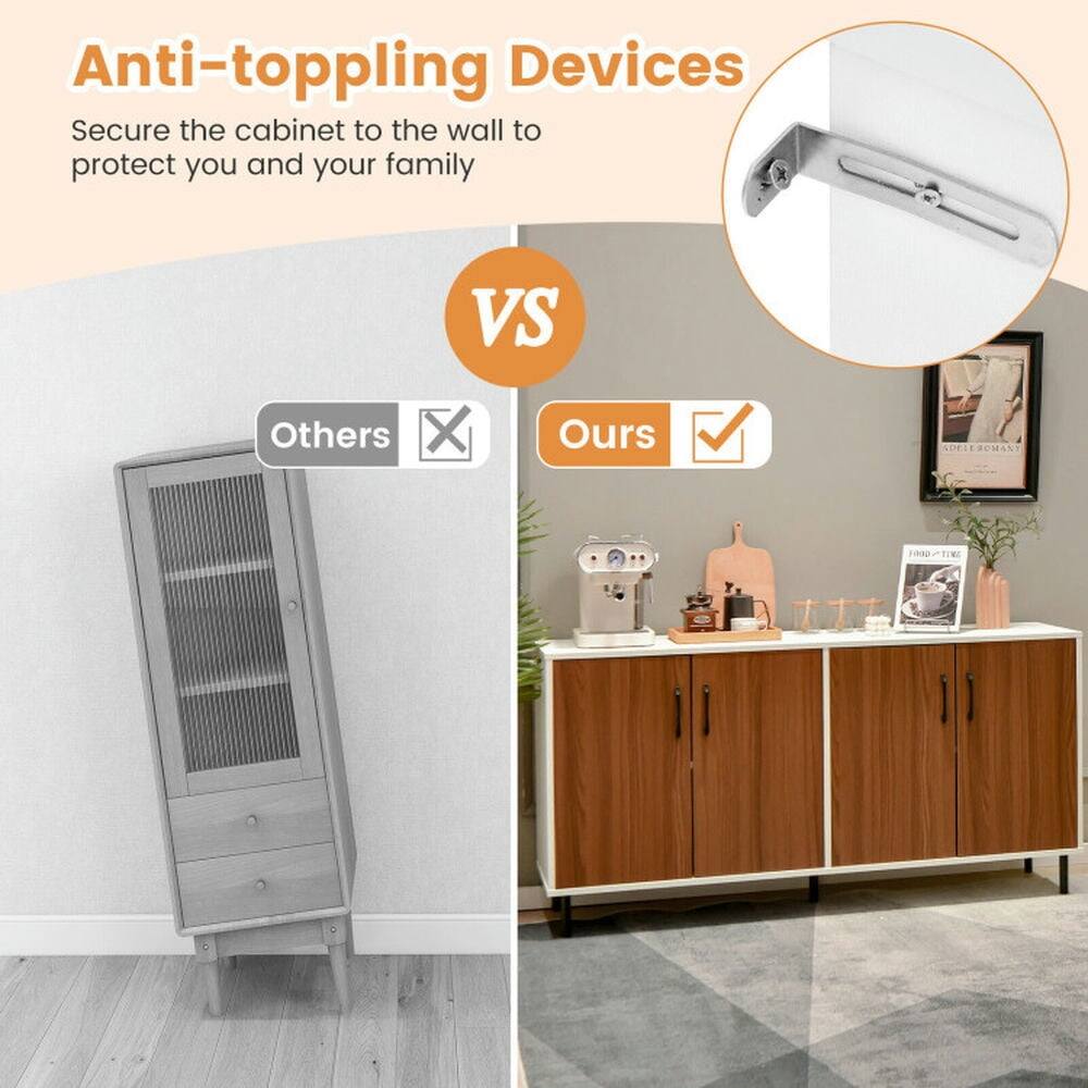 Anti-toppling Devices

Secure the cabinet to the wall to protect you and your family

VS

Others ❌

Ours ✅