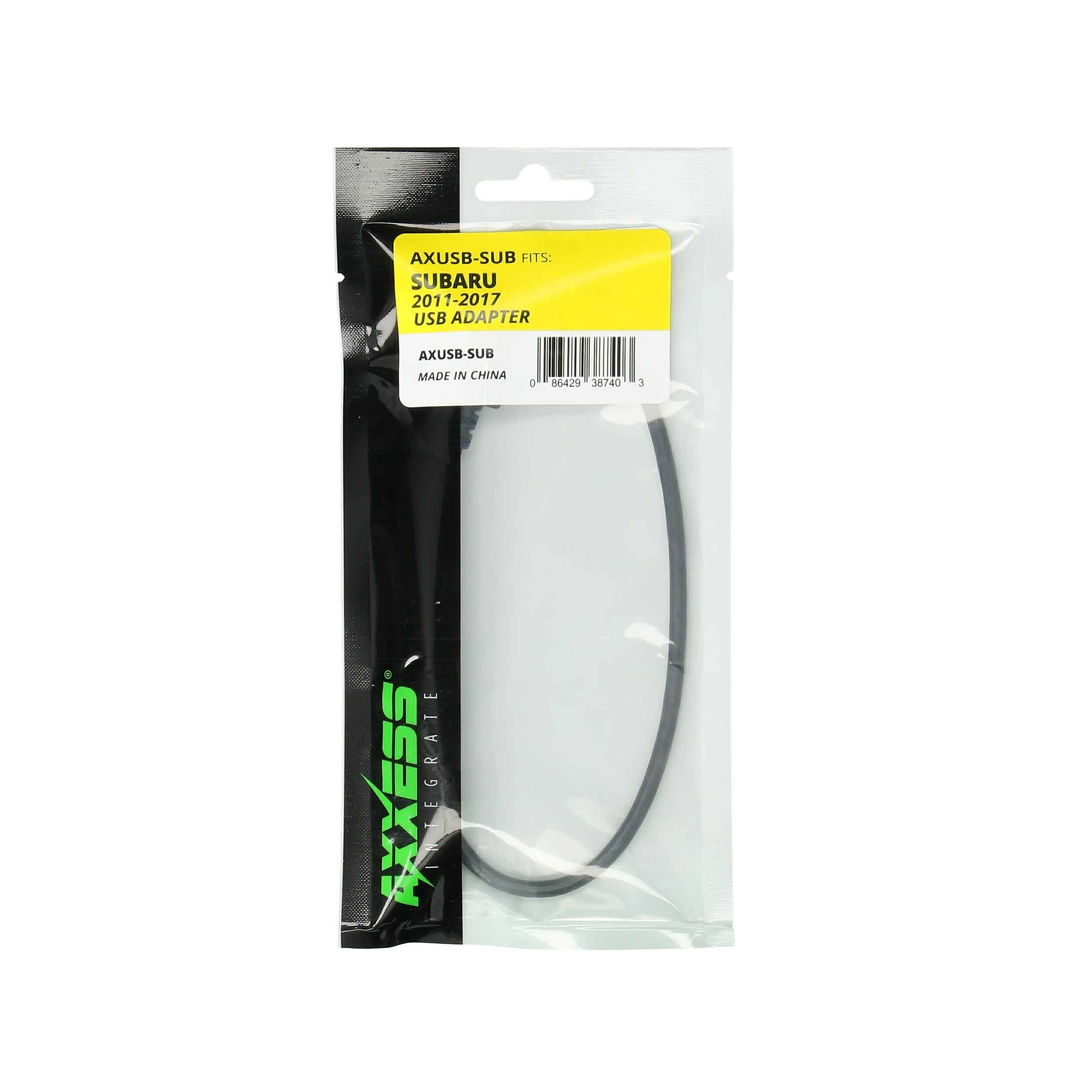 AXUSB-SUB  
SUBARU 2011-2017 USB ADAPTER  
AXUSB-SUB  
MADE IN CHINA  
0 6429 30740 5  
WVESE SCEYYN EGRATE