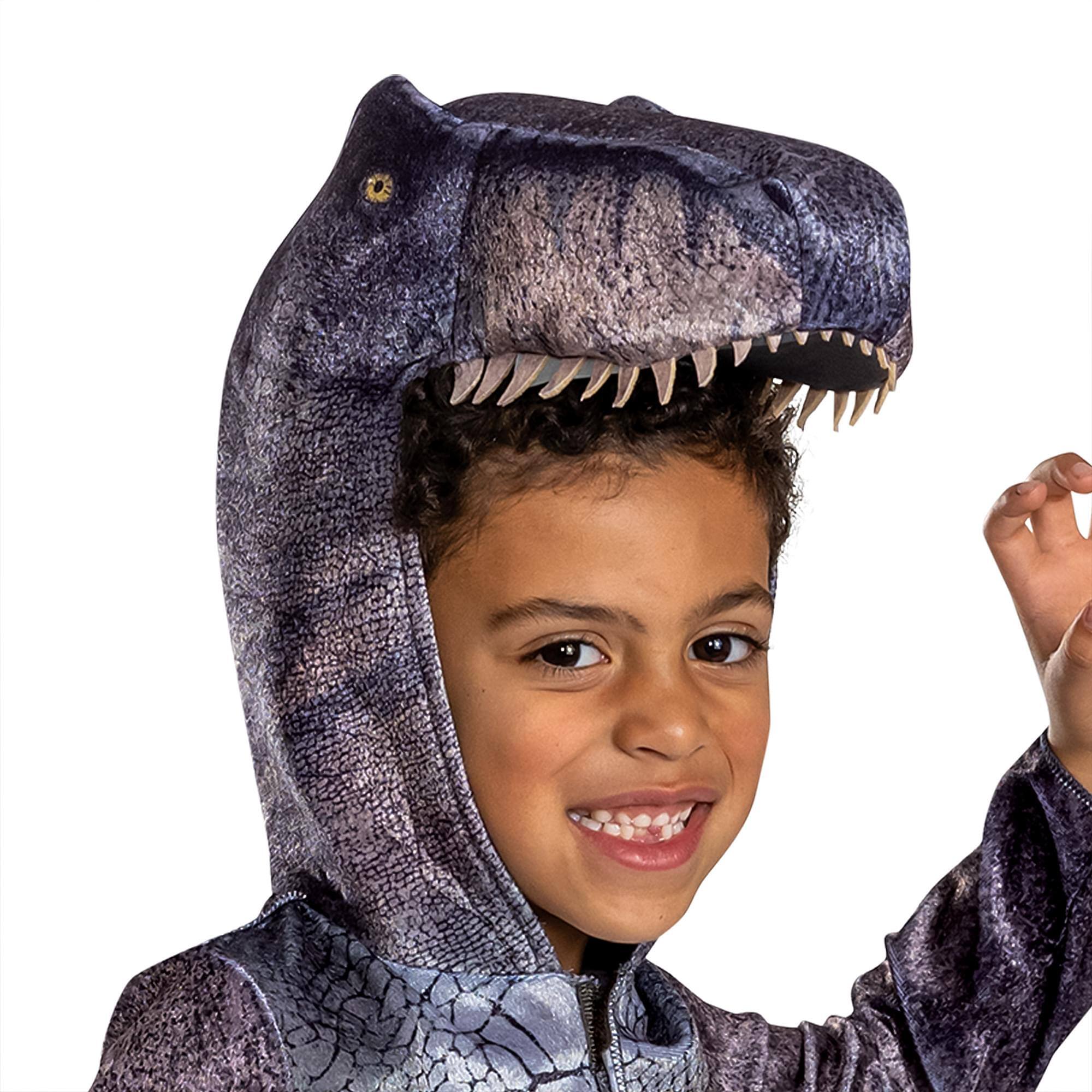 Alt View 1. Disguise - Jurassic World Saga T-Rex Classic Child Costume | Small 4-6 - Multi-Colored.
