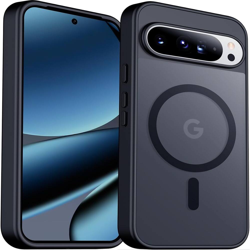 MOSZAR LLC - Magnetic Military Grade Drop Protection for Google Pixel 10/Pixel 10 Pro - Black