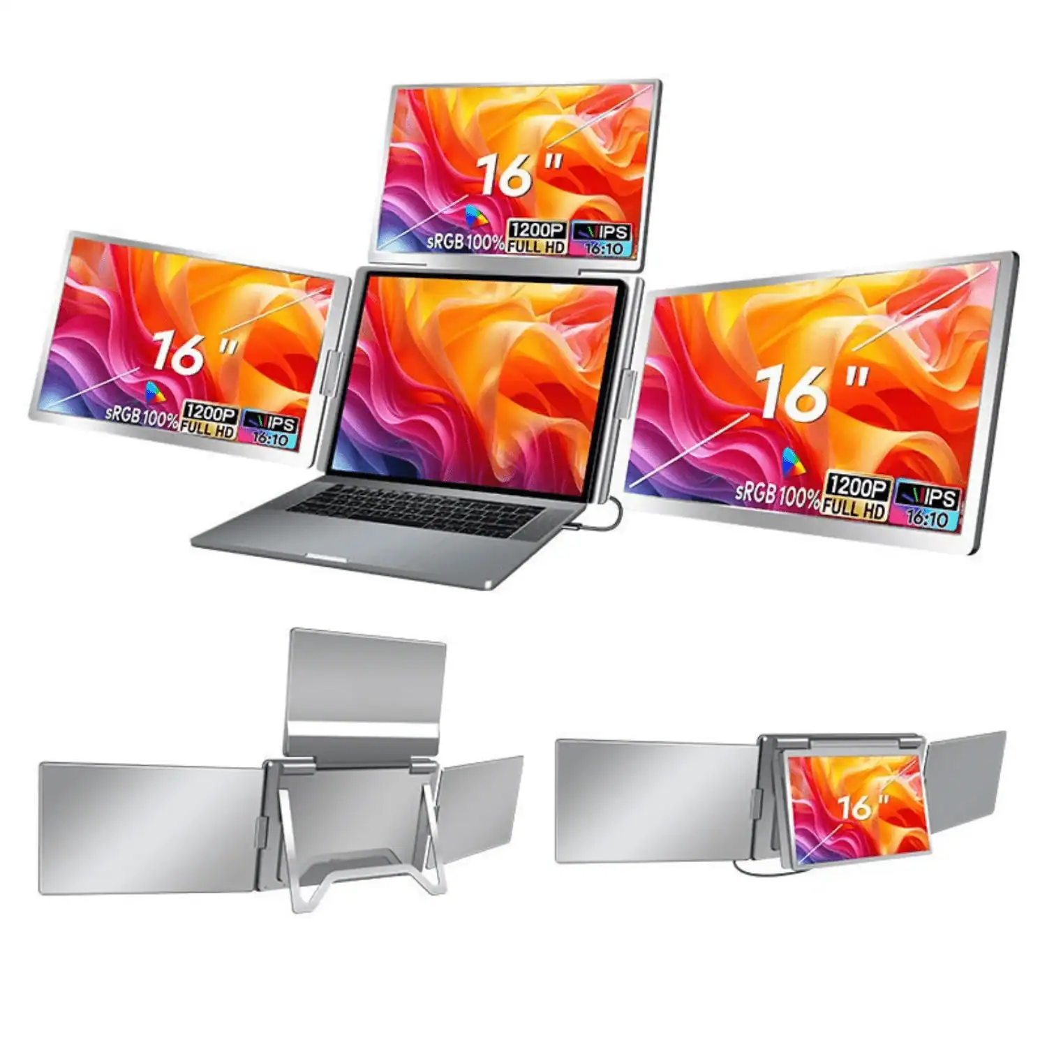 16"  
sRGB 100%  
1200P  
IPS  
FULL HD  
16:10  

16"  
sRGB 100%  
1200P  
IPS  
FULL HD  
16:10  

16"  
sRGB 100%  
1200P  
IPS  
FULL HD  
16:10