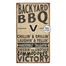 Jardine - Vanderbilt Commodores 11'' x 20'' Indoor/Outdoor BBQ Sign - Brown