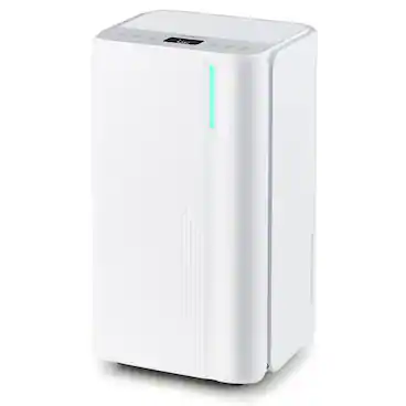 Front. Costway - Costway 32 Pints Dehumidifier for Home 2000 Sq.Ft Portable Dehumidifier for Bedroom 2000 sq.ft Coverage Area - White.
