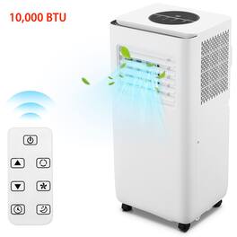 GARVEE - 10000 BTU Energy-Efficient Portable AC 3-in-1 Cooling Dehumidifier Fan for Rooms/Camping Up to 450 Sq.Ft