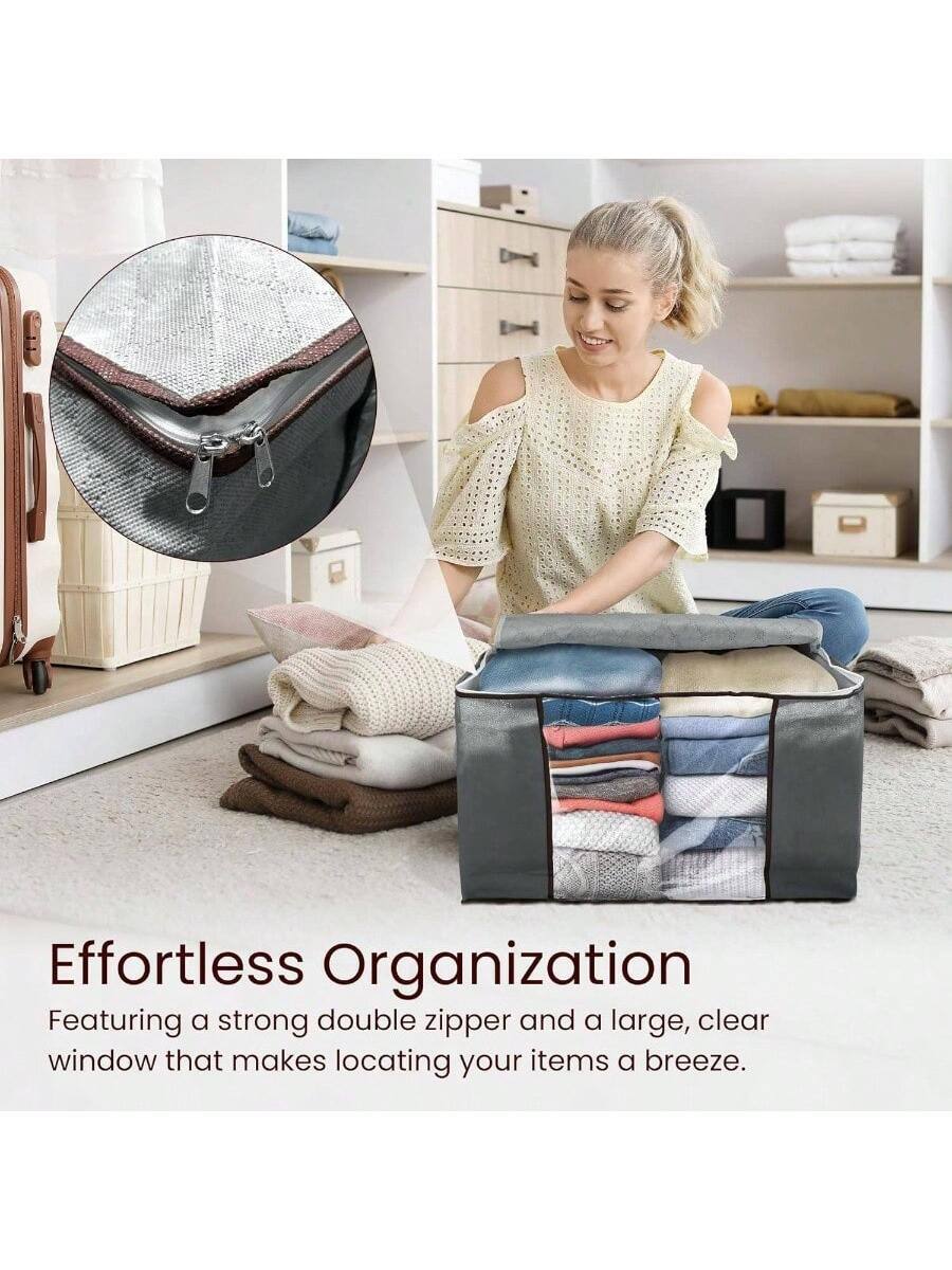 Effortless Organization  
Featuring a strong double zipper and a large, clear window that makes locating your items a breeze.