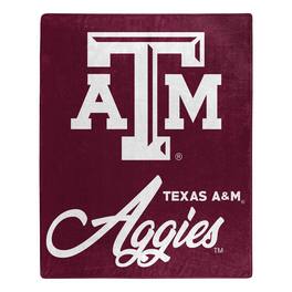 Northwest - Texas A&M Aggies 50" x 60" Signature Raschel Plush Throw Blanket - Multicolor