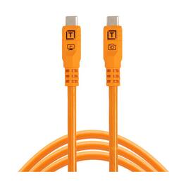 Tether Tools - TetherPro Optima 10G 10' USB-C Straight Cable, Orange