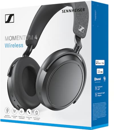 Sennheiser MOMENTUM 4 Wireless Adaptive Noise Canceling Over The Sennheiser MOMENTUM 4 Wireless Adaptive Noise Canceling Over The