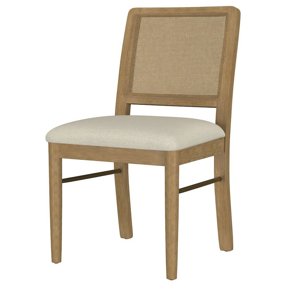 Alt View 3. Coaster Co. of America - Arini Rattan Cane Dining Side Chair Sand Wash (Set of 2) - Yellow.