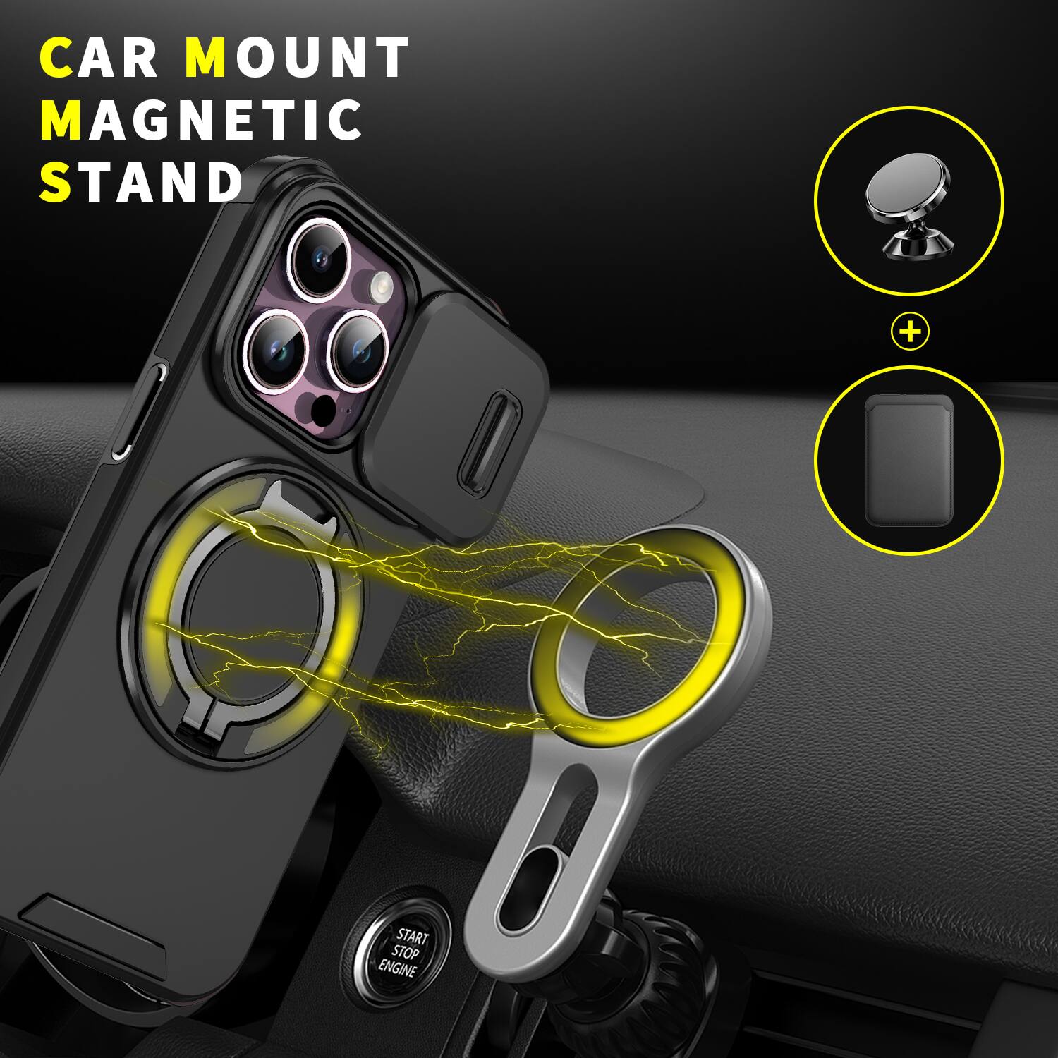 CAR MOUNT MAGNETIC STAND

START STOP ENGINE