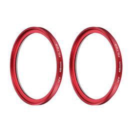 Unique Bargains - 46mm Ultra Slim Lens Filter 2pcs, Multi Coating Aluminum Circular Screw-in Protection for Photography