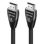 AudioQuest - Carbon 48 9.8' 4K-8K-10K 48Gbps In-Wall Rated HDMI Cable - Black/Gray Stripes