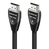 AudioQuest - Carbon 48 9.8' 4K-8K-10K 48Gbps In-Wall Rated HDMI Cable - Black/Gray Stripes