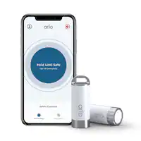 Arlo - Safe Family Bundle – 1-Year Safe Family Plan and 2 Safe Button Accessories - White - Front_Zoom