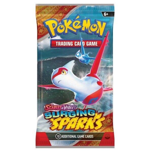 6+ Pokémon Trading Card Game Scarlet & Violet Surging Sparks 10 Additional Game Cards