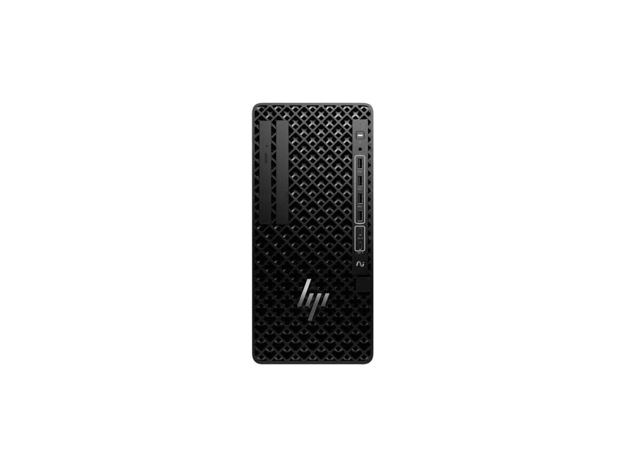 Alt View 4. HP - HP Z1 G1i Desktop Computer - Intel Core Ultra 5 235 - 32 GB - 1 TB SSD - Tower - Black - Intel Q870 Chip - Windows 11 - Black.