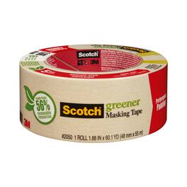 Scotch - 1.88 in. W X 60.1 yd L Beige Medium Strength Masking Tape 1 pk