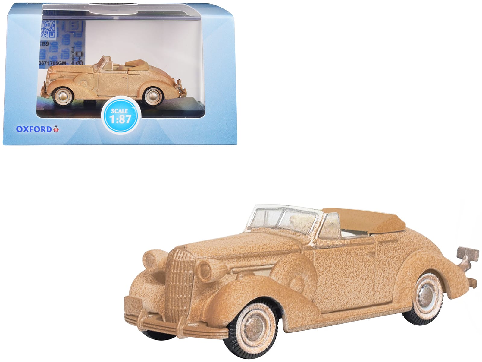 "1936 Buick Special Convertible Coupe Beige (Rusted) ""Junkyard Project"" 1/87 (HO) Scale Model Car by Oxford Diecast" price history on PriceWatchPro