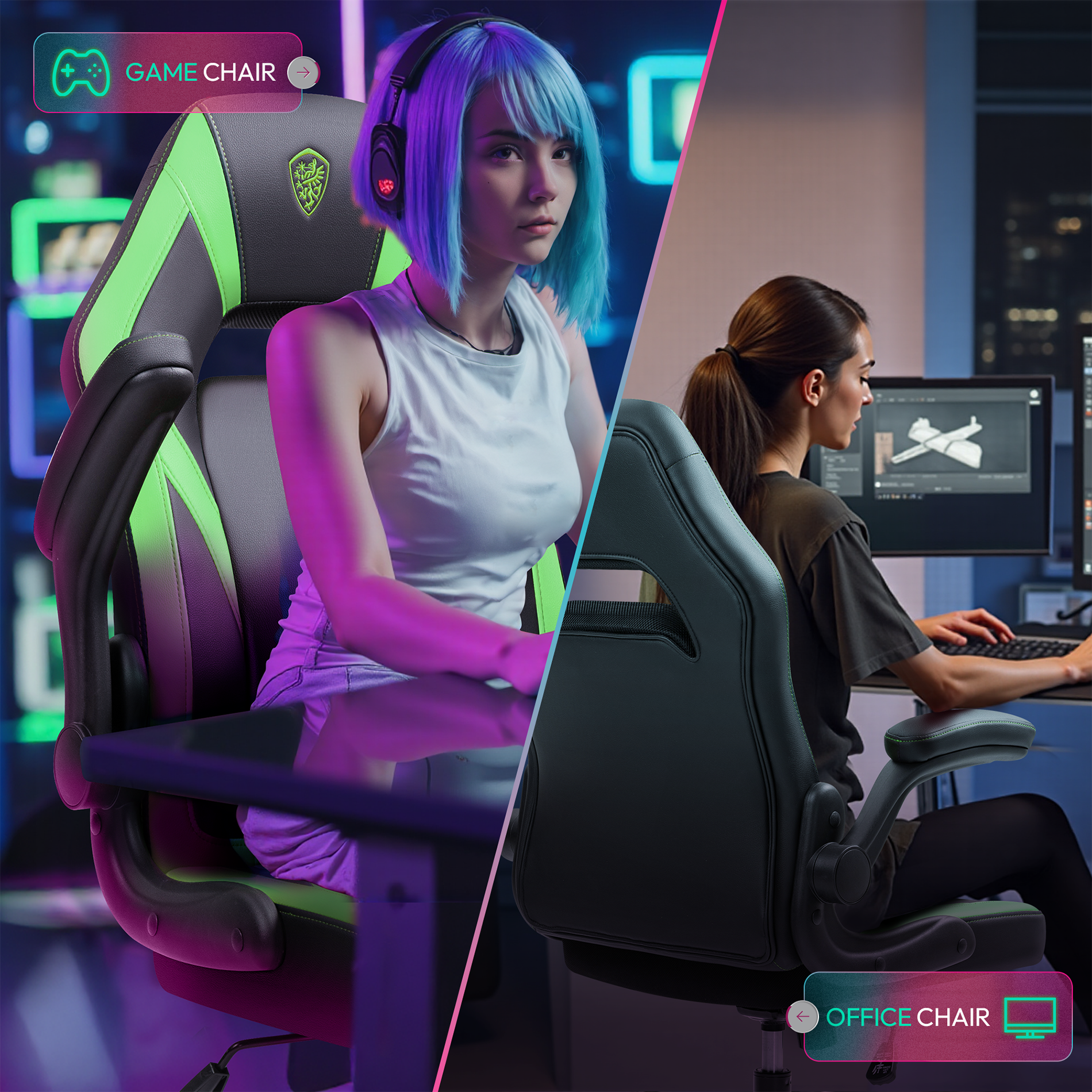 GAME CHAIR  
OFFICE CHAIR