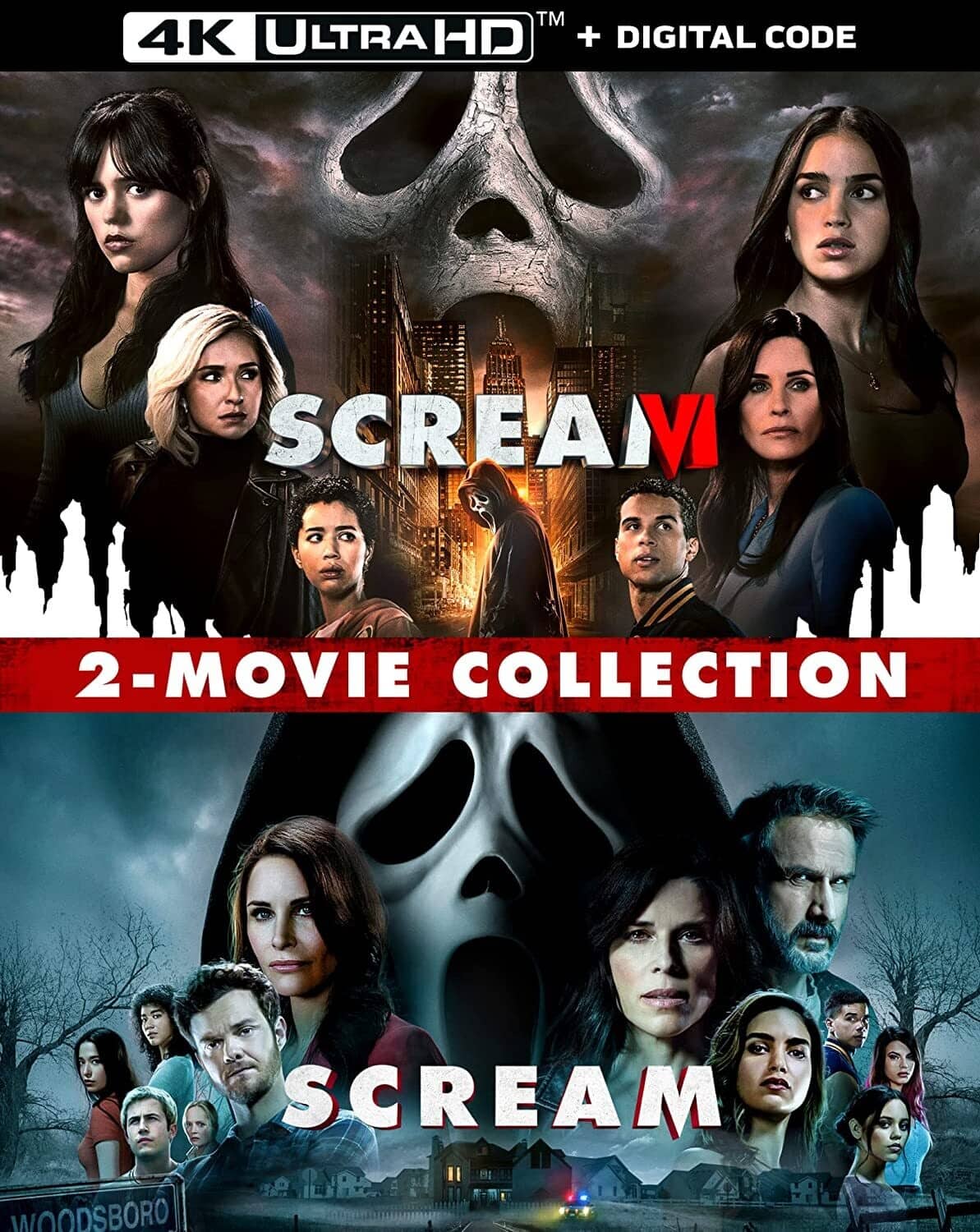 Scream VI + Scream (2022) 2-Movie Collection  - 4K Blu-Ray