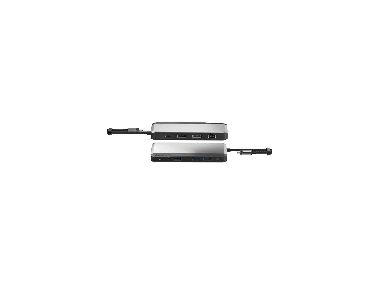 Alt View 1. Alogic - Alogic USB-C Dual Display Dock MX2 Lite DisplayPort Edition U1CADSGR.