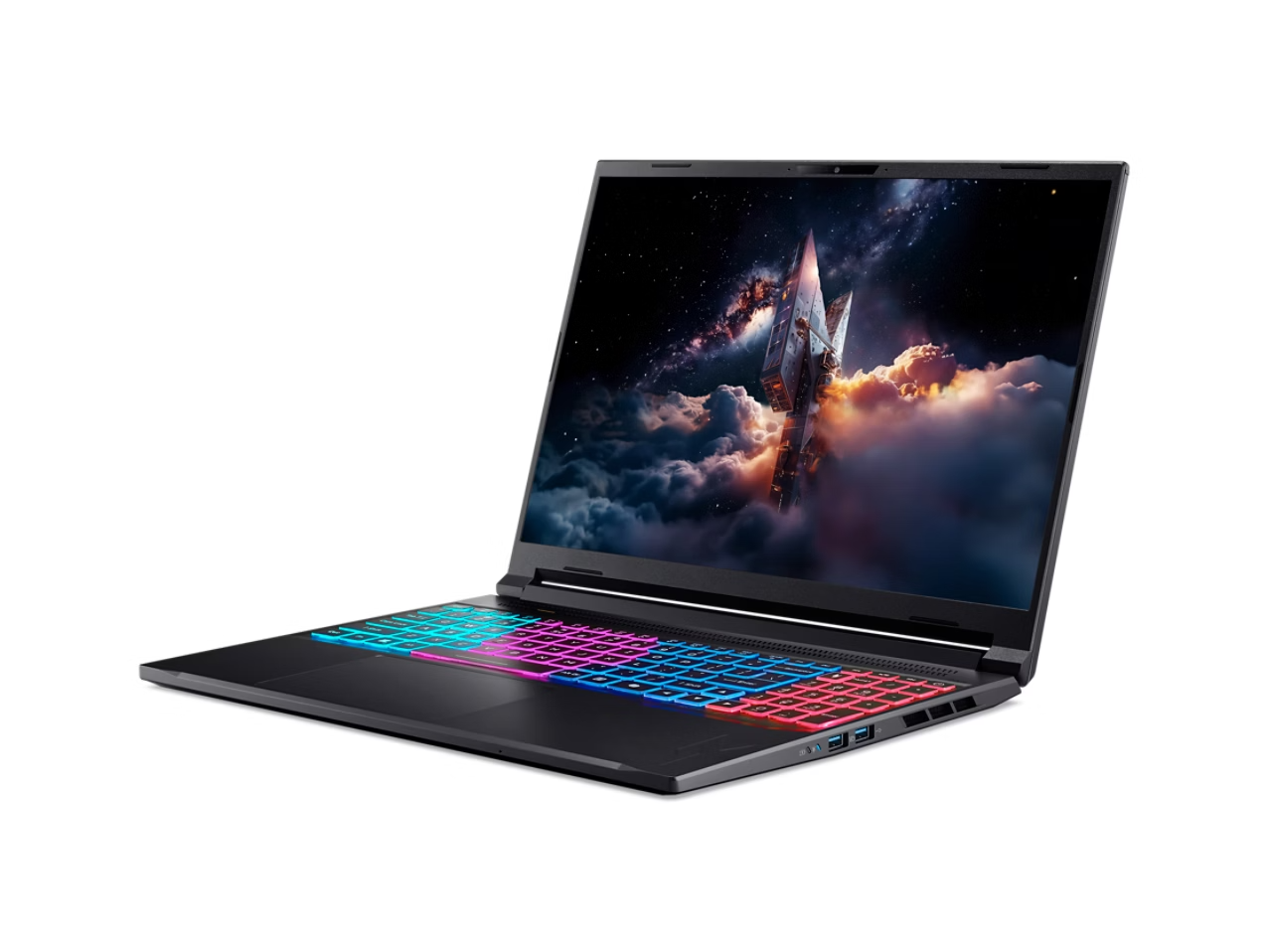 Left. Acer - Nitro V 16S 16" 1920 x 1200 Gaming Laptop Intel Core 7 270H 16GB DDR5 RAM 1TB SSD NVIDIA GeForce RTX 5060 Wi-Fi 6E.
