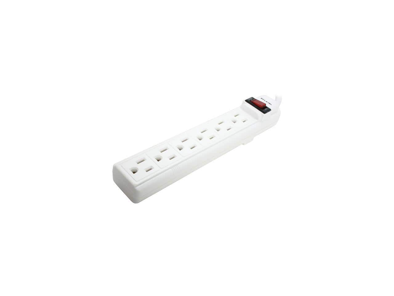 Belkin - F9P609-03 6 Outlets Power Strip 3 ft. Cord Length - Black