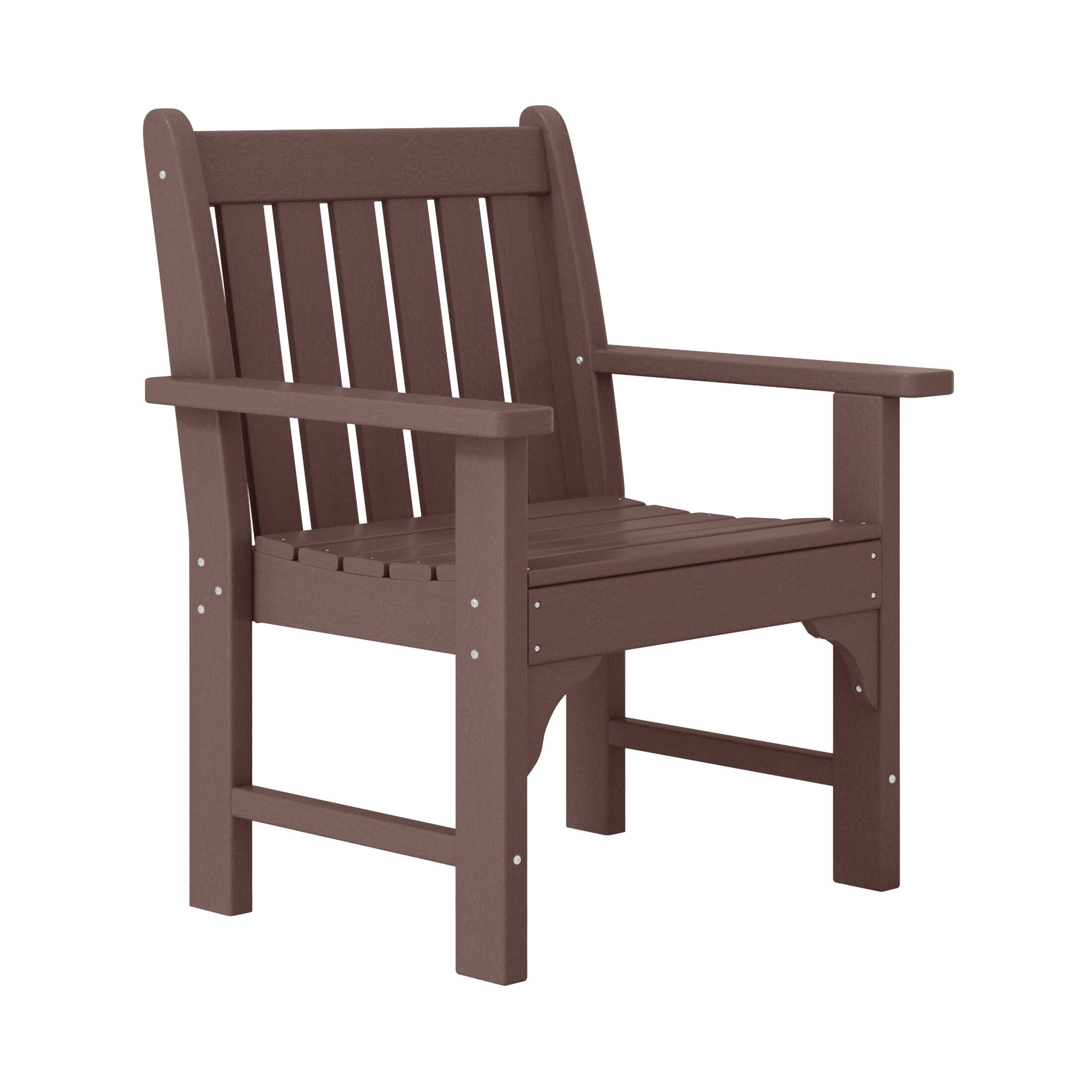 Back. WestinTrends - WestinTrends Malibu 4-Piece HDPE Outdoor Patio Furniture Couch Set - Dark Brown.