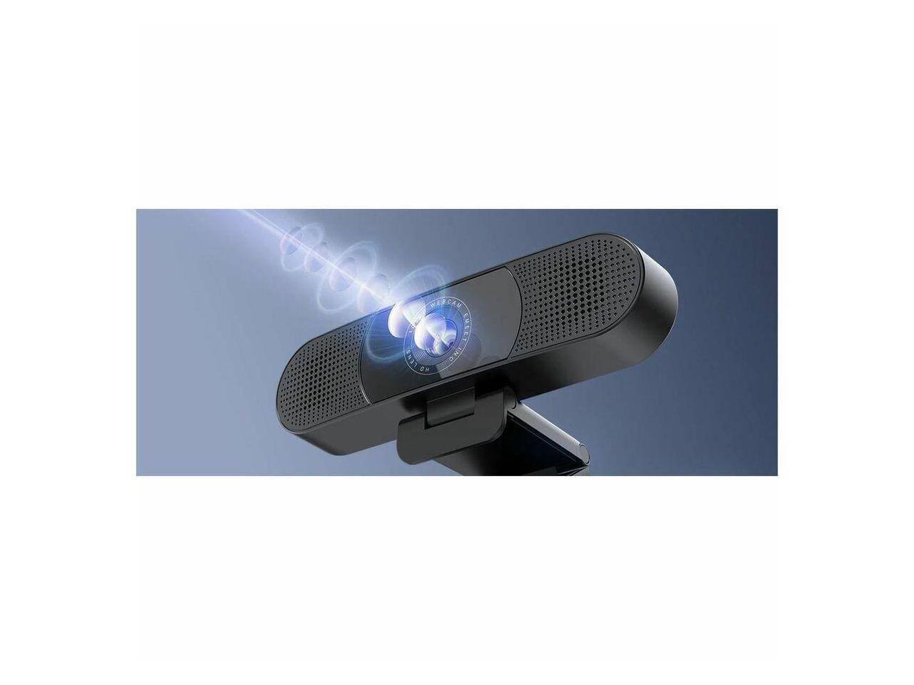 EMEET C980 Pro 4K 3 in 1 Webcam with 4K Lens, Noise Reduction Mics